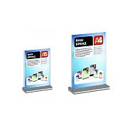 Менюхолдер OPTISIGN T-STAND — это двухсторонний вертикальный держатель информации с прямой установкой кармана под углом 90°