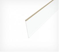 Полочные ценникодержатели, Ценникодержатели с клеящейся лентой, DBR. Продажа POS-материалов от производителя по низким ценам. Подберем ценникодержатели для Ваших стеллажей, оперативная доставка - Полочный ценникодержатель DBR высотой 60 мм